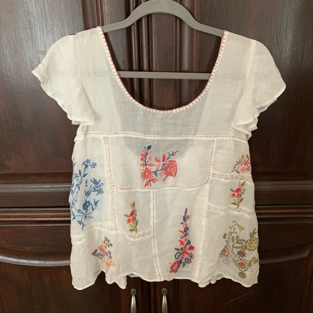 Floreat Peasant Top
